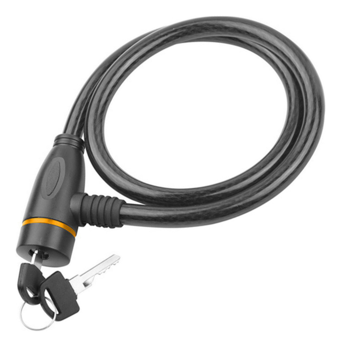 Candado Antirrobo Bicicleta Y Moto Tolsen 12x800mm Cable Pvc - Imagen 3