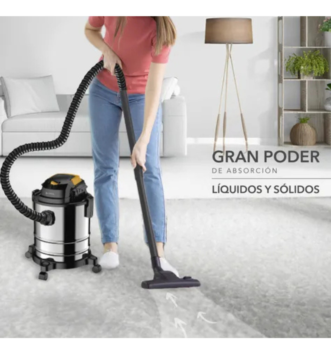Aspiradora Seco Y Humedo 20 Litros Gladiator - Imagen 5