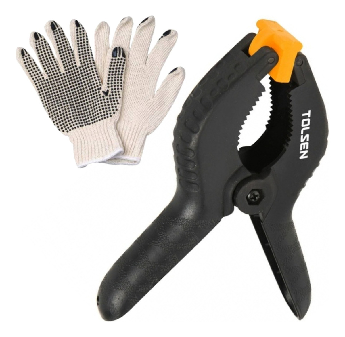 Morsa Prensa De Banco Tolsen 150mm Nylon Fibra Vidrio - Rr