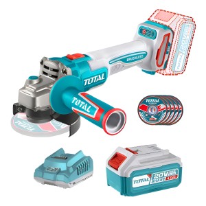 Amoladora Angular Inalámbrica Total 20v 115mm 900w Roraima