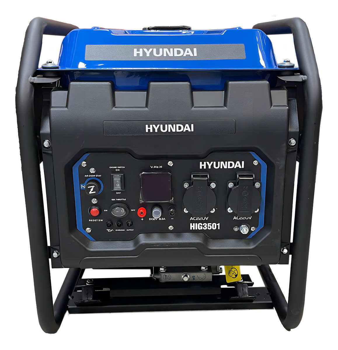 Generador Portátil Hyundai Hig3501 4000w Monofásico Con Tecnología Inverter 8,7 A - Imagen 2