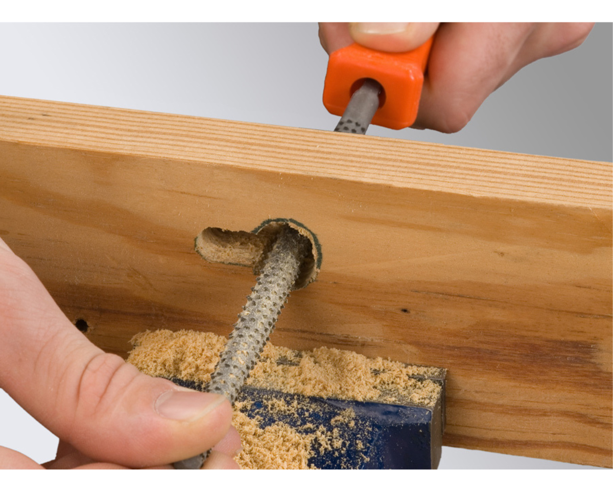 Lima Escofina Para Madera Tolsen Punta Redonda 8 Pulgadas Sc - Imagen 2