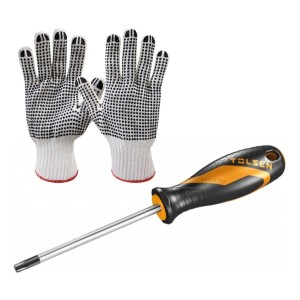 Destornillador Torx Tolsen T8 X 75mm Cromo Vanadio Magnetico