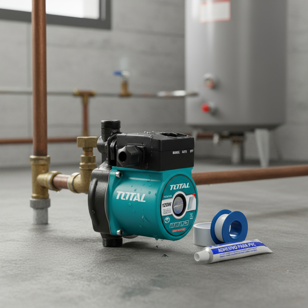 Bomba Presurizadora 120w Elevador De Presion BaƱo Total - Imagen 4