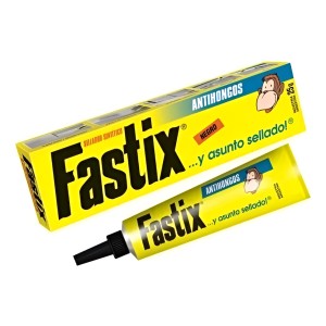 Fastix Sellador Sintetico De Silicona Antihongos 9gr Negro