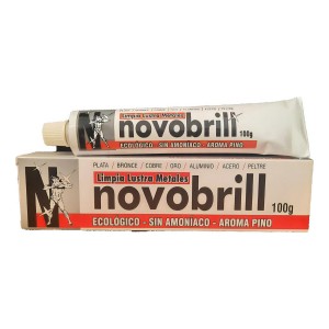 Novobrill Brillametal 100g Limpia, Lustra Metales -sc