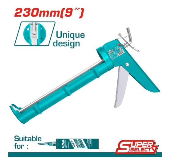 Pistola Calafatera Esqueleto Silicona 9puLG Total Tht21809 - Imagen 3