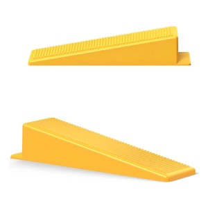 Cuña Nivelador Ceramica Porcelanato Plastico Bolsa X 100 Uni Color Amarillo