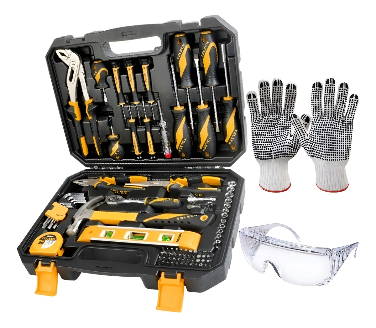 Set Herramientas Alicate Llave Martillo Criquet 89pzs Tolsen