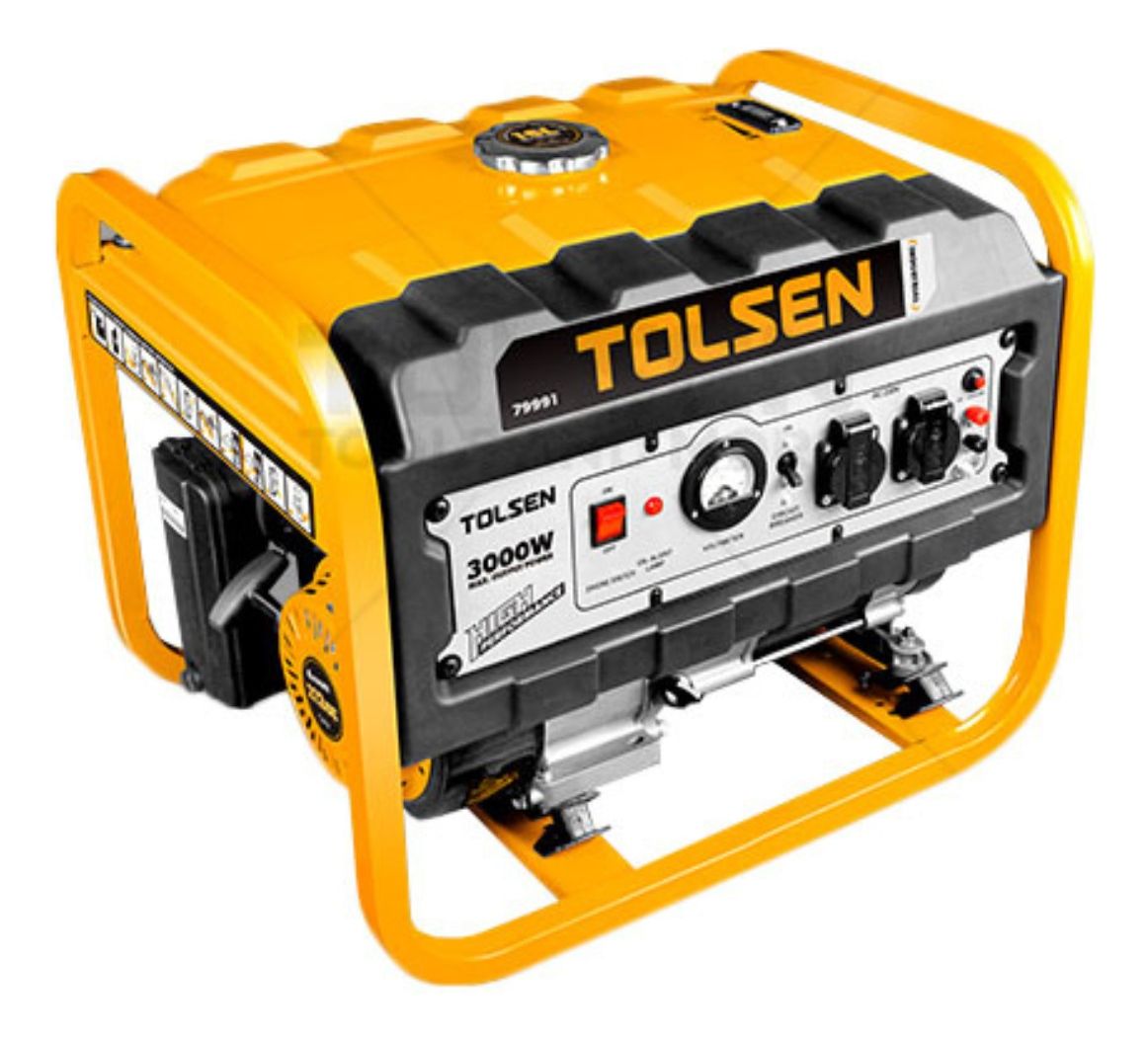 Generador Tolsen Monofásico Gasolina 3000w 2 8kw 212cc - Rr - Imagen 2