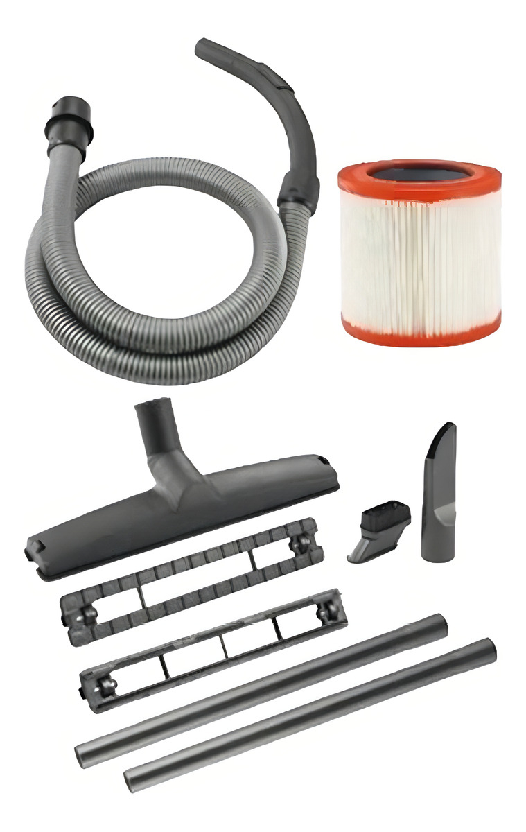 Aspiradora De Tacho Total 1400w Industrial, Seco Húmedo, Polvo Agua - Acero Inoxidable, Capacidad 30 Litros - Incluye Ruedas Y Accesorios - Tvc14301 Turquesa - Imagen 3