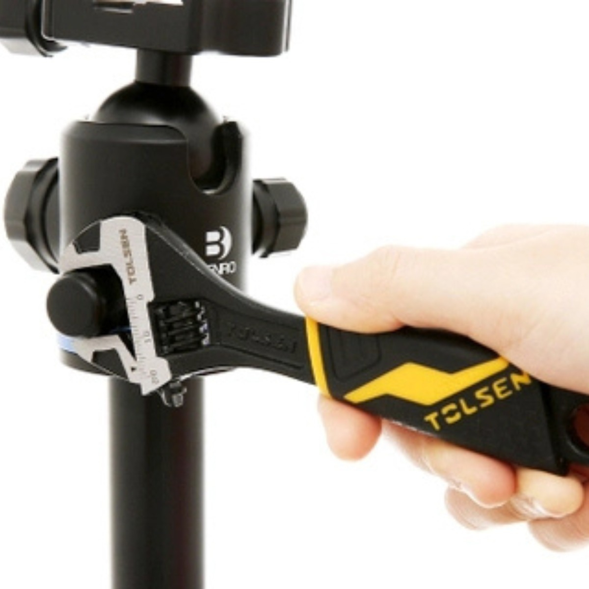 Llave Ajustable Tolsen Industrial 6 Pulgadas Acero Forjado - Imagen 5