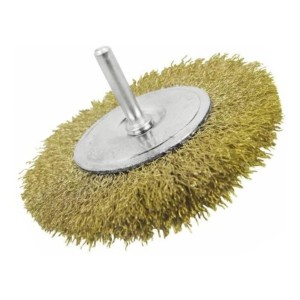 Cepillo Pulido Copa De Alambre Para Taladro 50mm Con Vástago