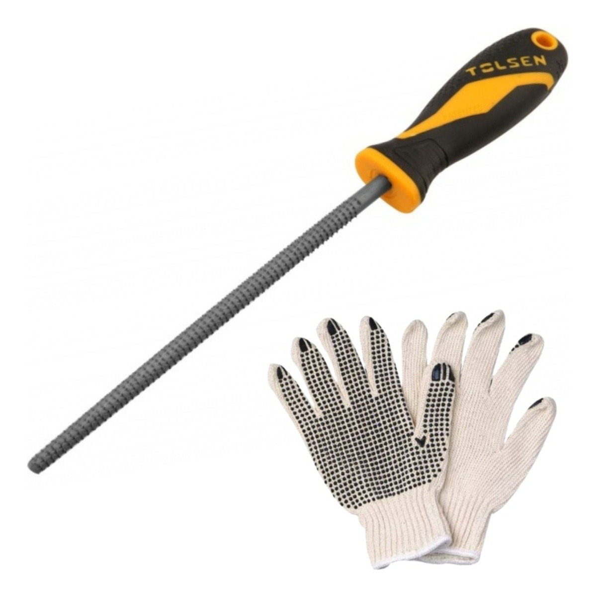 Lima Escofina Para Madera Tolsen Punta Redonda 8 Pulgadas Sc