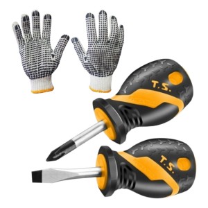 Set De Destornilladores Pa-ph 38mm De Cromo Vanadio 2 Piezas