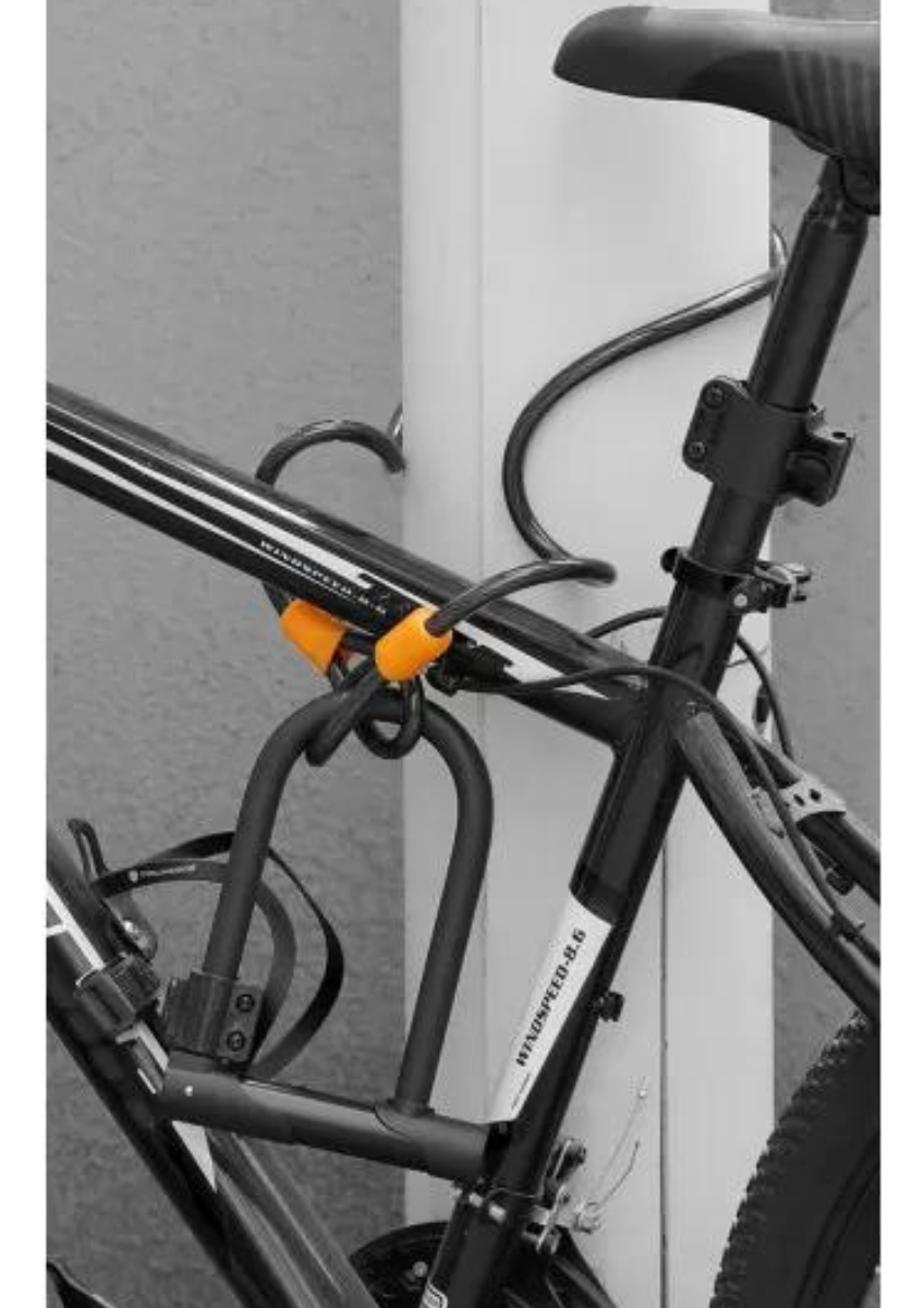 Candado Antirrobo Bicicleta Y Moto Tolsen 12x800mm Cable Pvc - Imagen 2