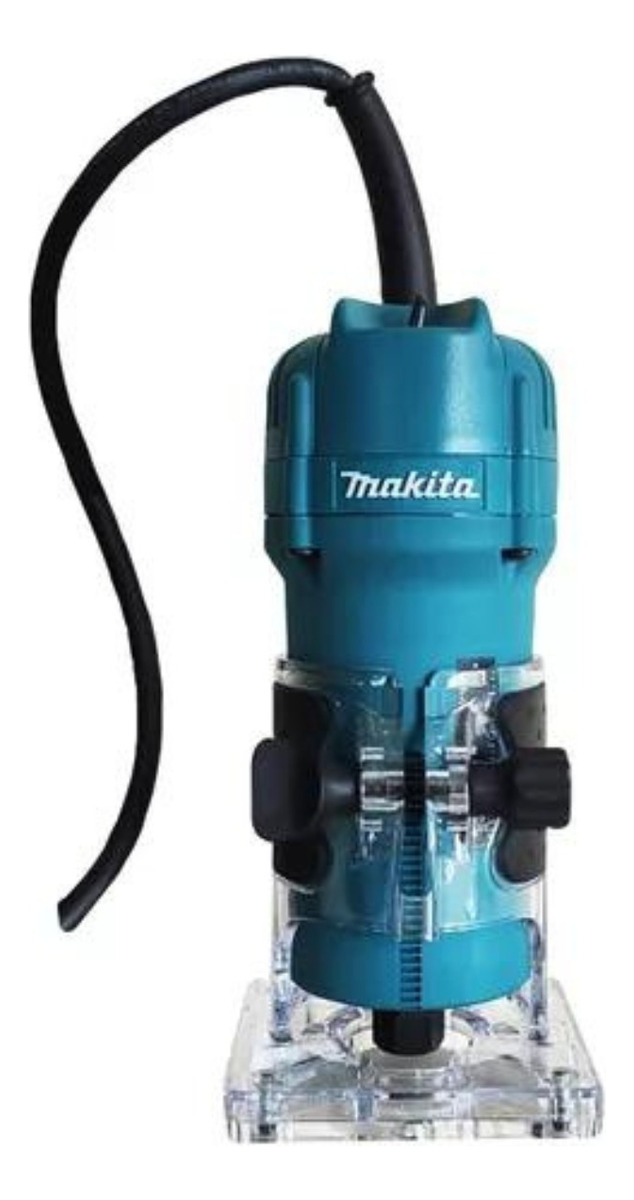 Router Fresadora De Mano 6mm Makita 530w Sc- - Imagen 3