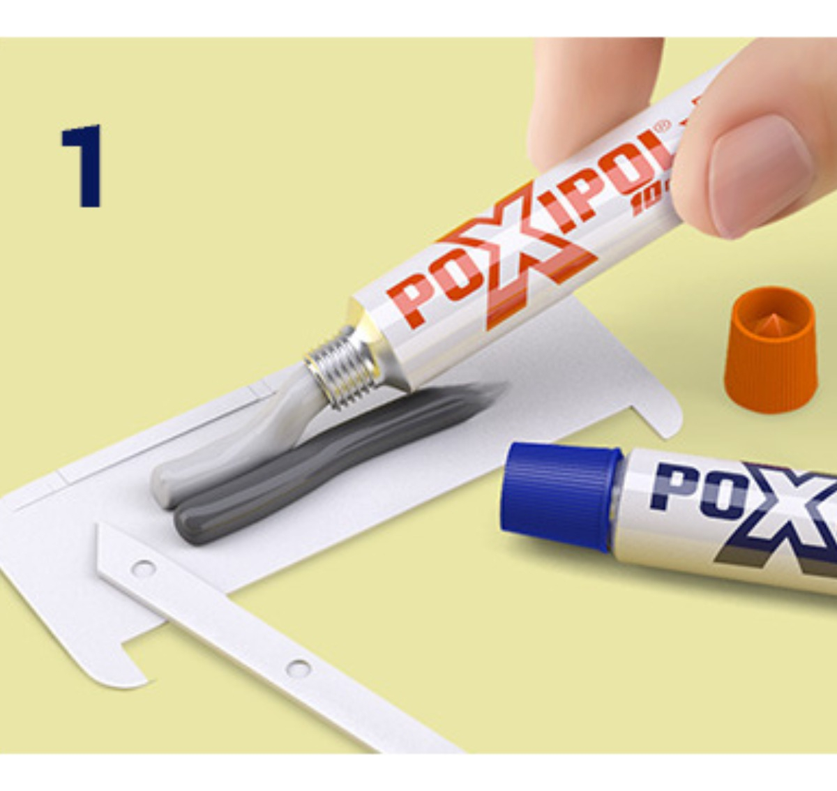 Adhesivo Epoxi Poxipol Transparente 70ml - Supercenter- - Imagen 2