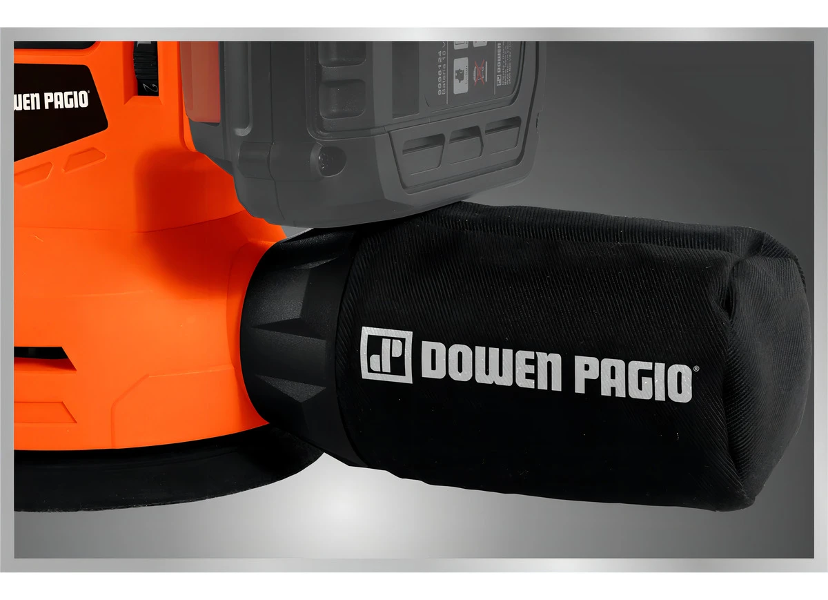 Lijadora Roto Orbital 18v 125mm Dowen Pagio Sin BaterĂa - Fc Color Naranja Frecuencia 2 - Imagen 3