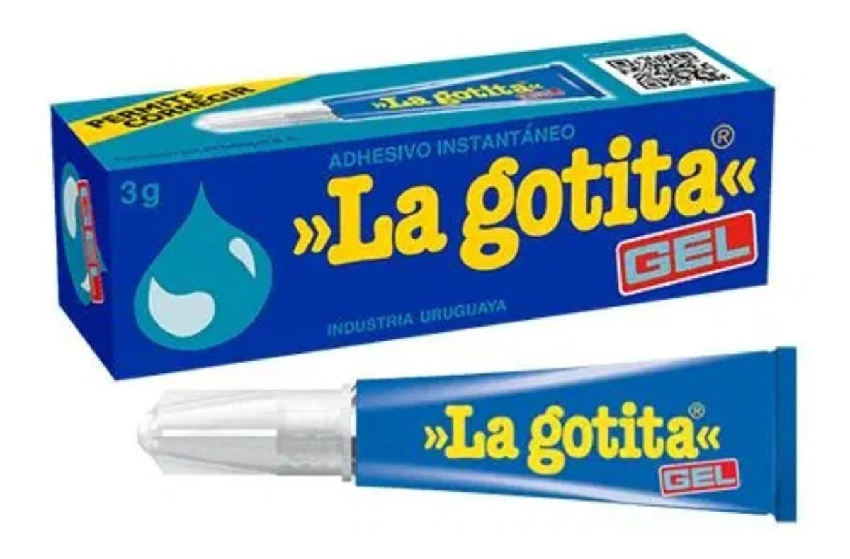 Pegamento Instantáneo En Gel La Gotita Gel 3g Adhesivo Gral Color Transparente