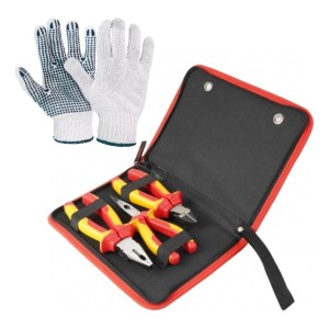Alicates Aislados Tolsen 160mm - 180mm Set 3 Piezas - Sc -