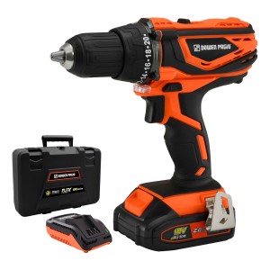 Taladro Batería Ion Litio Recargable-reversible 13mm+luz Led