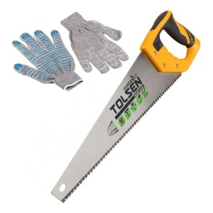 Serrucho Carpintero De Mano Tolsen 450mm Hoja De 65mn - Sc -