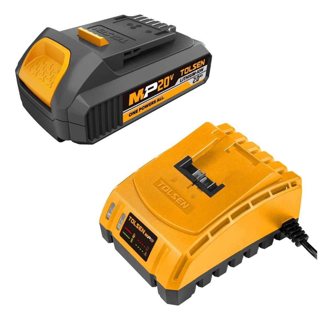 Cargador De Bateria Tolsen 2.0mah + Bateria De 2.0mah -sc-