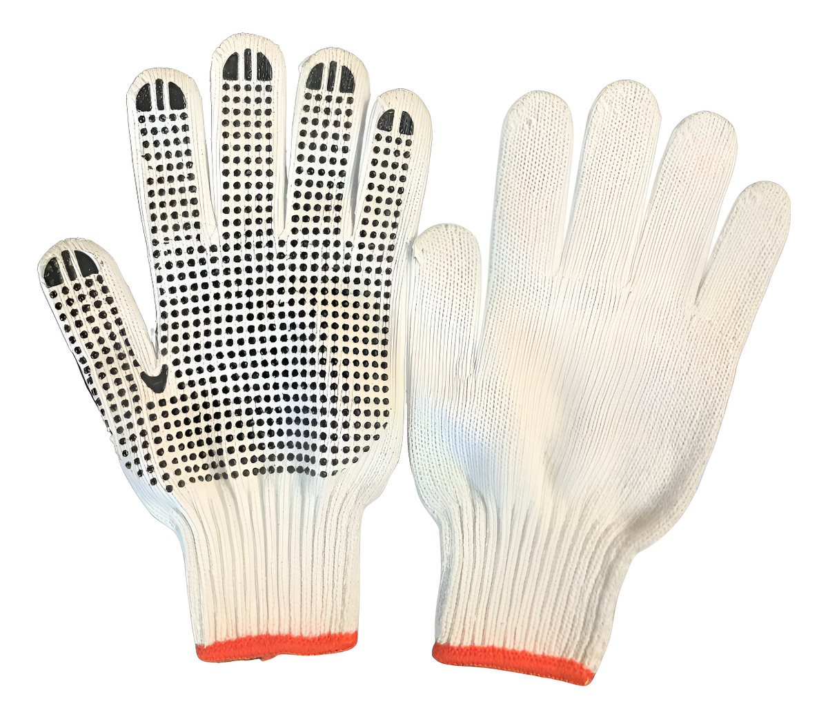 Guantes De Algodon Con Puntos De Pvc -supercenter-