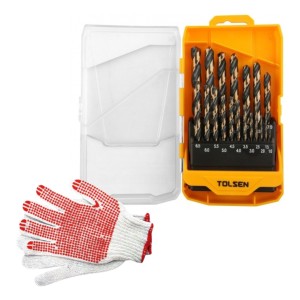 Set Mechas Tolsen Para Metal Hss 1.0-10mm 19 Unidades - Sc -