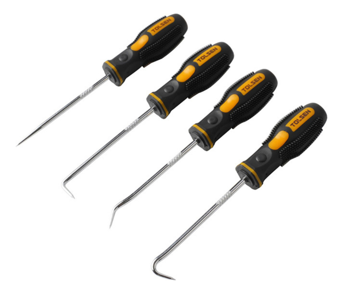 Juego Puntas Y Ganchos Tolsen De Agarre Cómodo 4 Piezas -sc- - Imagen 2