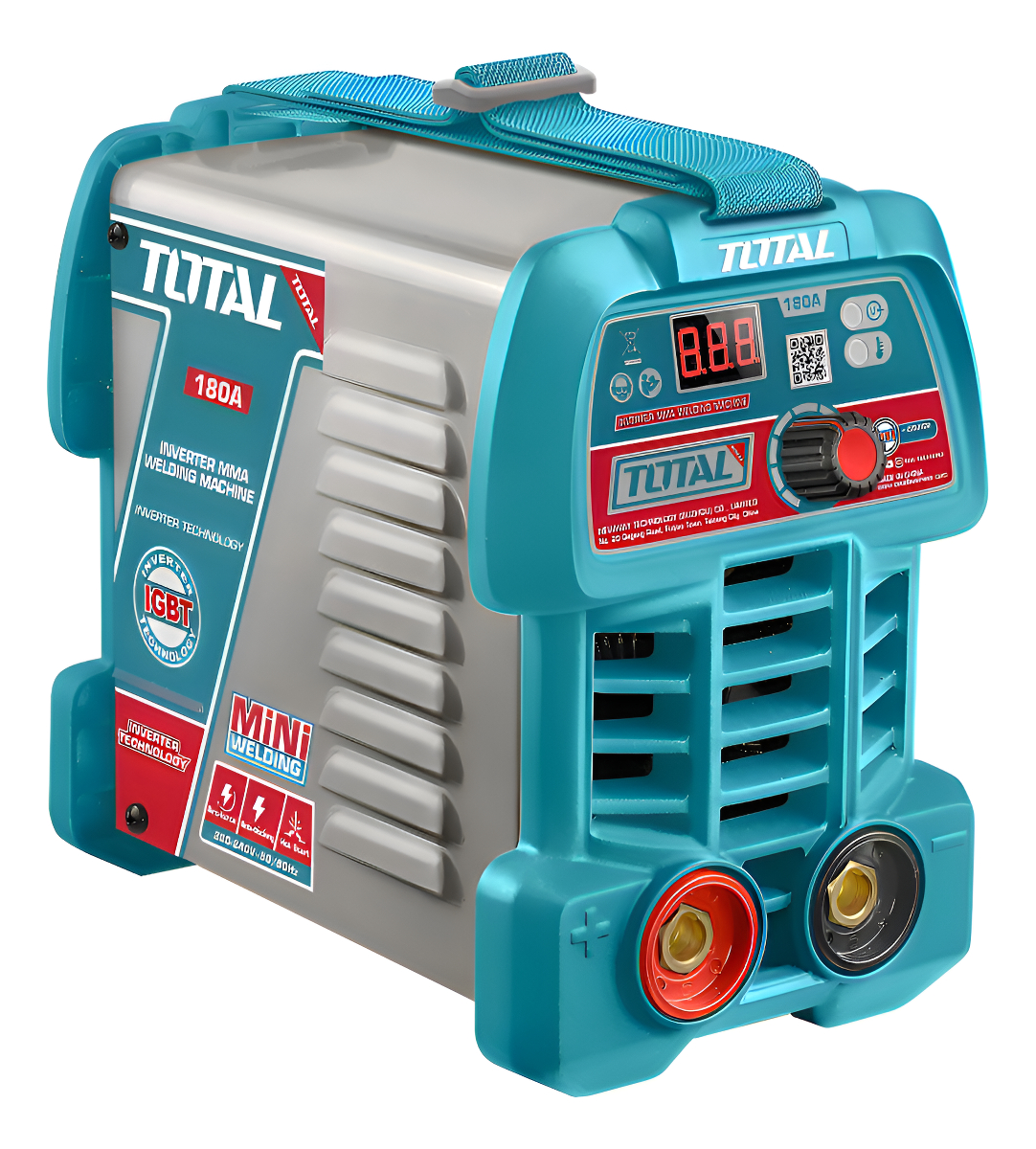 Soldadora Igbt Inverter Total Mma 180a, Electrodo, Pantalla