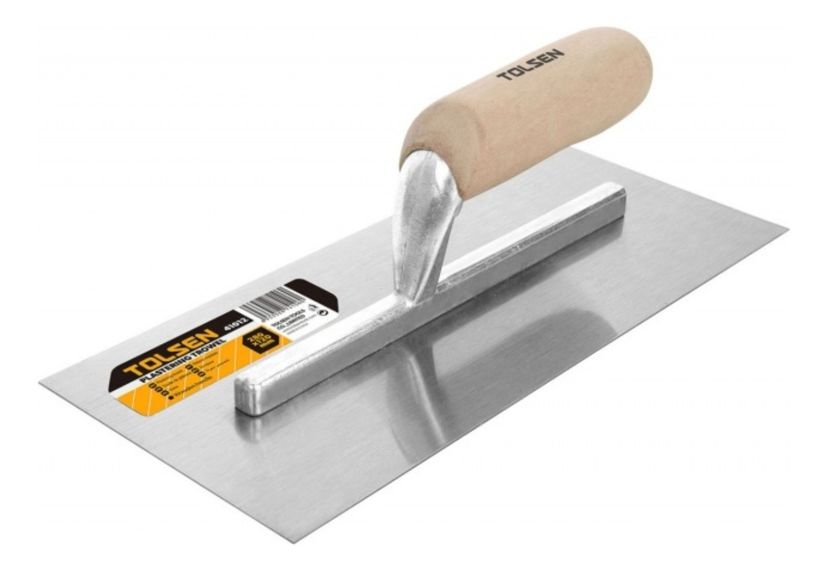 Llana Lisa Metalica Tolsen Mango De Madera 280x120mm - Sc - - Imagen 2