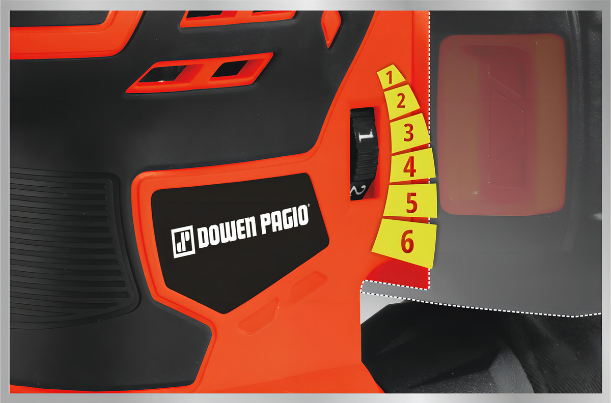 Lijadora Roto Orbital 18v 125mm Dowen Pagio Sin BaterĂa - Fc Color Naranja Frecuencia 2 - Imagen 6