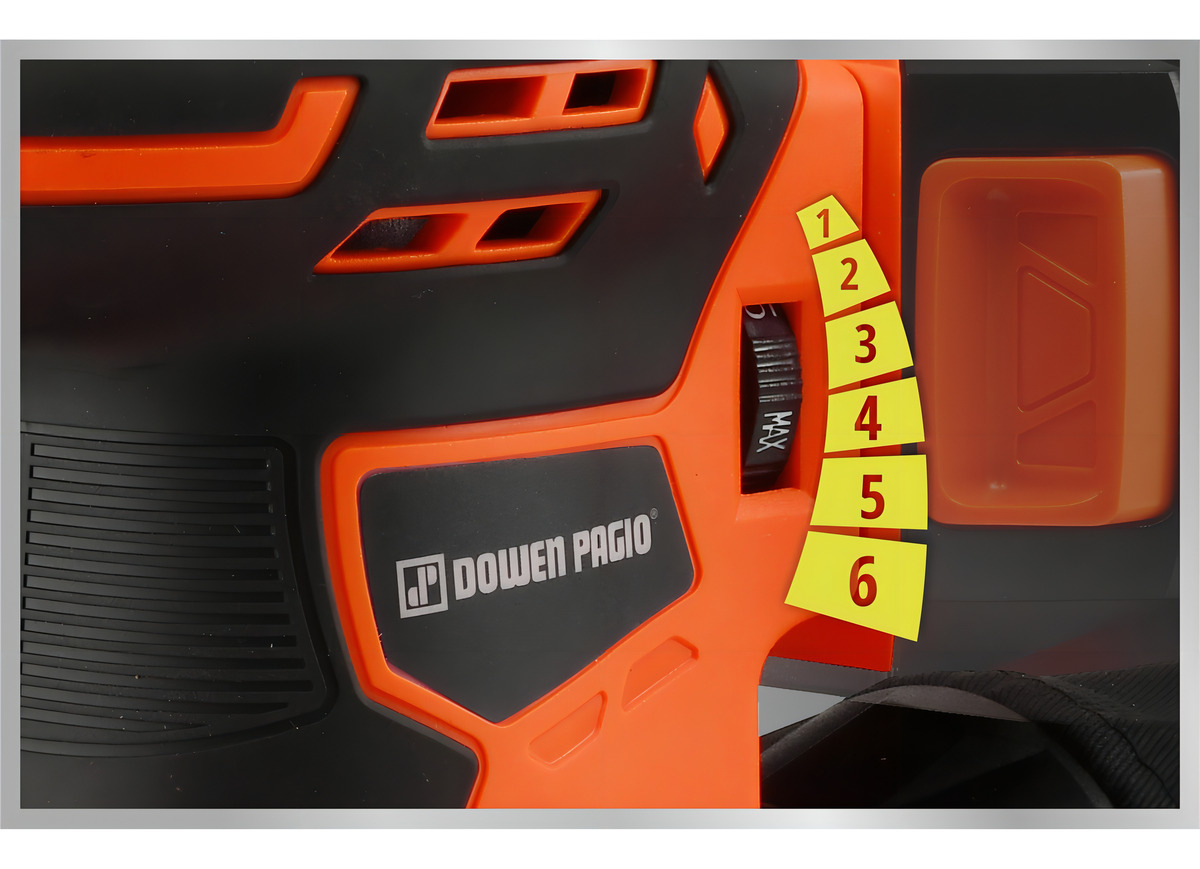 Lijadora Roto Orbital 18v 125mm Dowen Pagio Sin BaterĂa - Fc Color Naranja Frecuencia 2 - Imagen 5