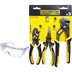 Kit Herramientas En Set Pinzas Crossmaster 3 Unidades - Sc-