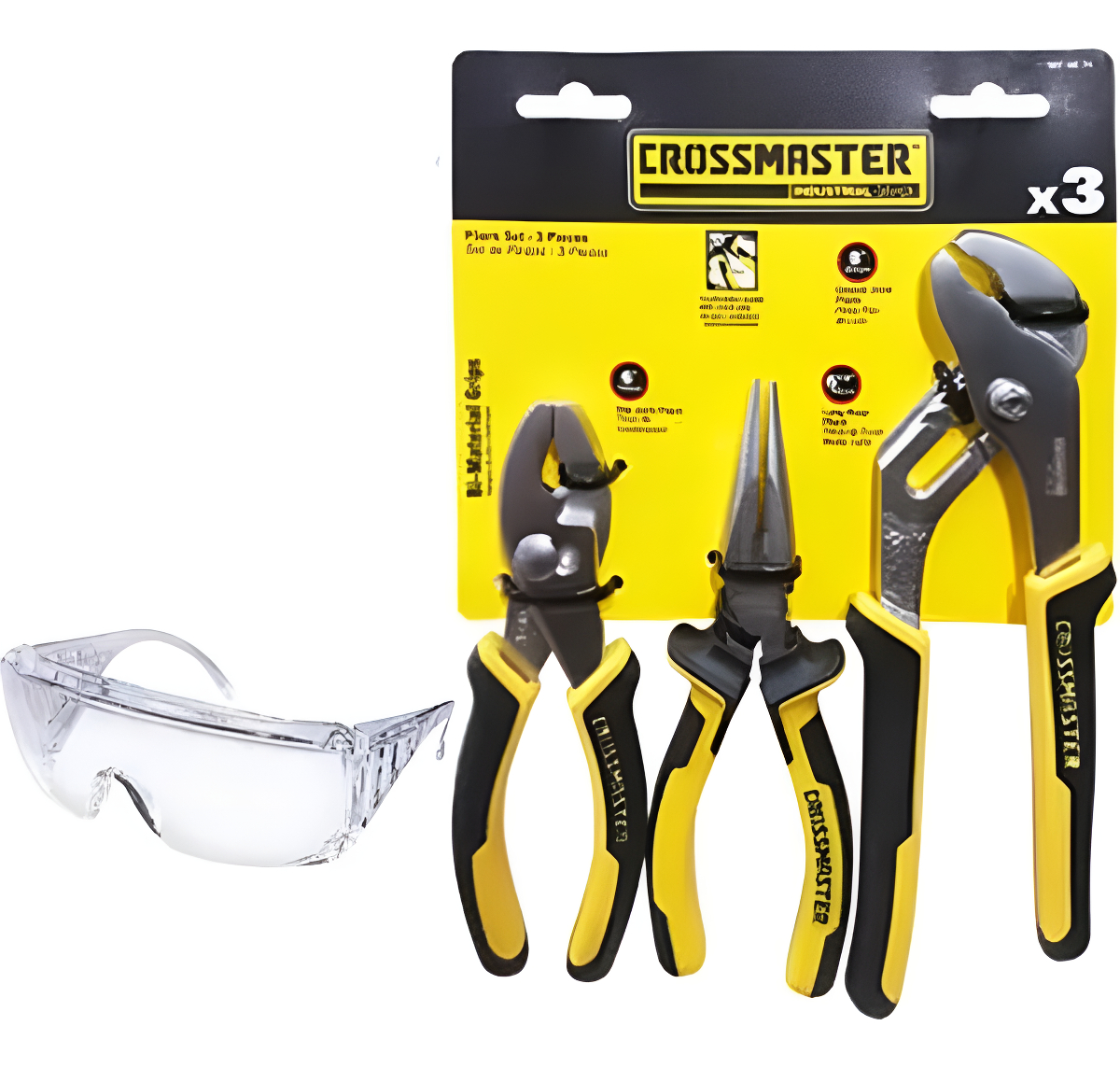 Kit Herramientas En Set Pinzas Crossmaster 3 Unidades - Sc-