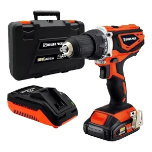 Taladro Atornillador Inalambrico 18v Dowen Pagio Bateria One Color Naranja Frecuencia 50 Hz