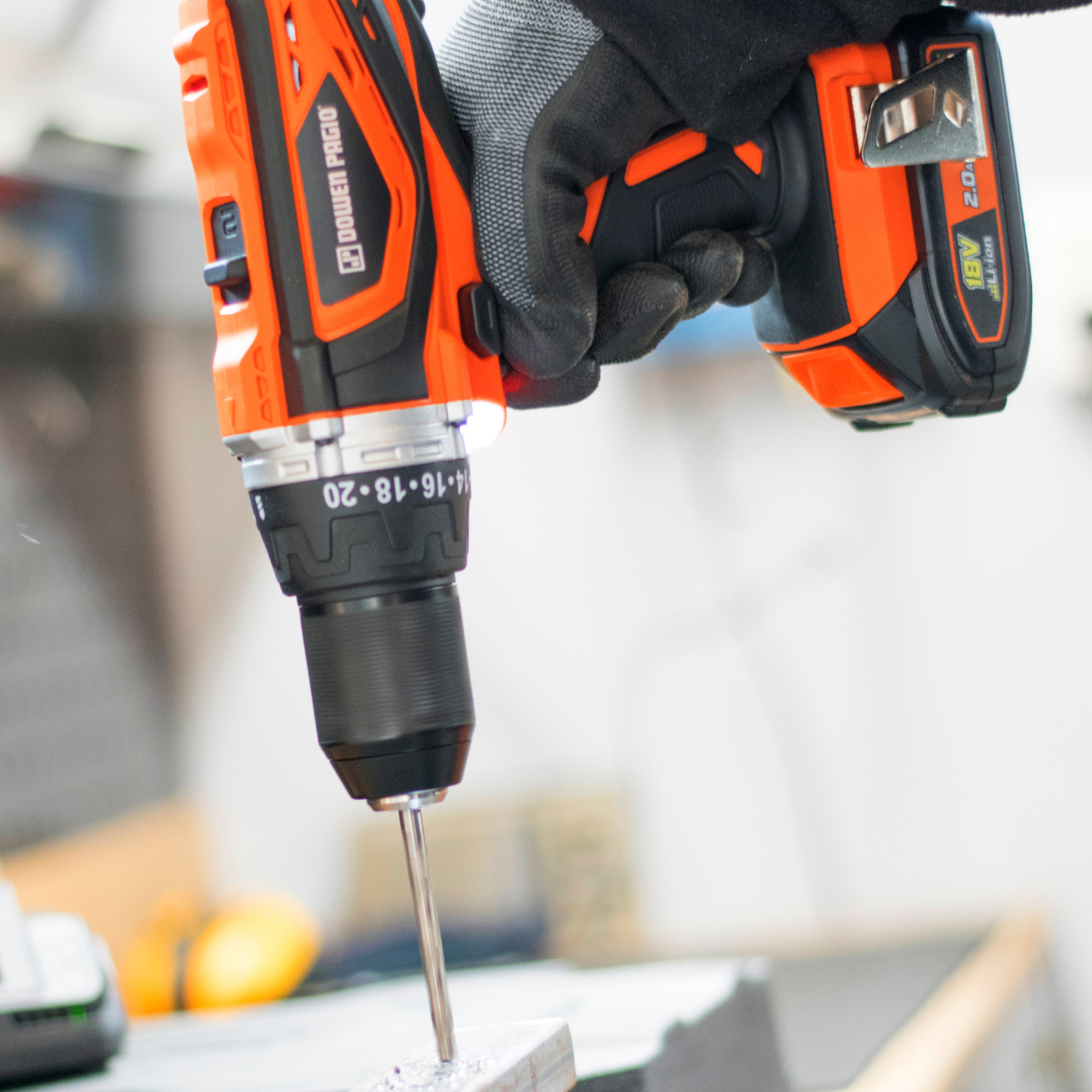 Taladro Batería Ion Litio Recargable-reversible 13mm+luz Led - Imagen 6