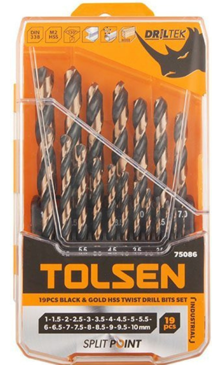 Set Mechas Tolsen Para Metal Hss 1.0-10mm 19 Unidades - Sc - - Imagen 4