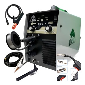 Soldadora Inverter 3en1 200a Cn/sn Gas Alaska Mig Mma -sc-