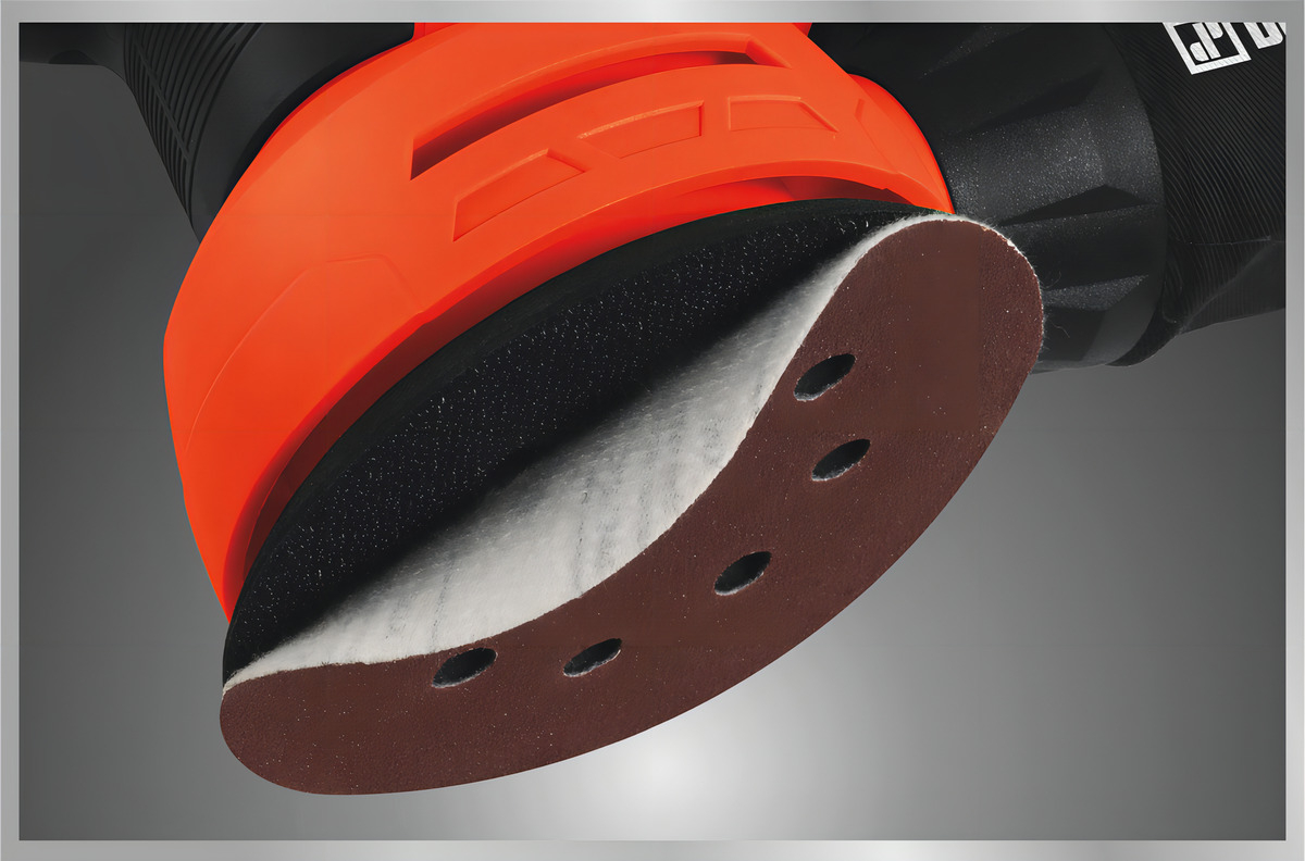 Lijadora Roto Orbital 18v 125mm Dowen Pagio Sin BaterĂa - Fc Color Naranja Frecuencia 2 - Imagen 2