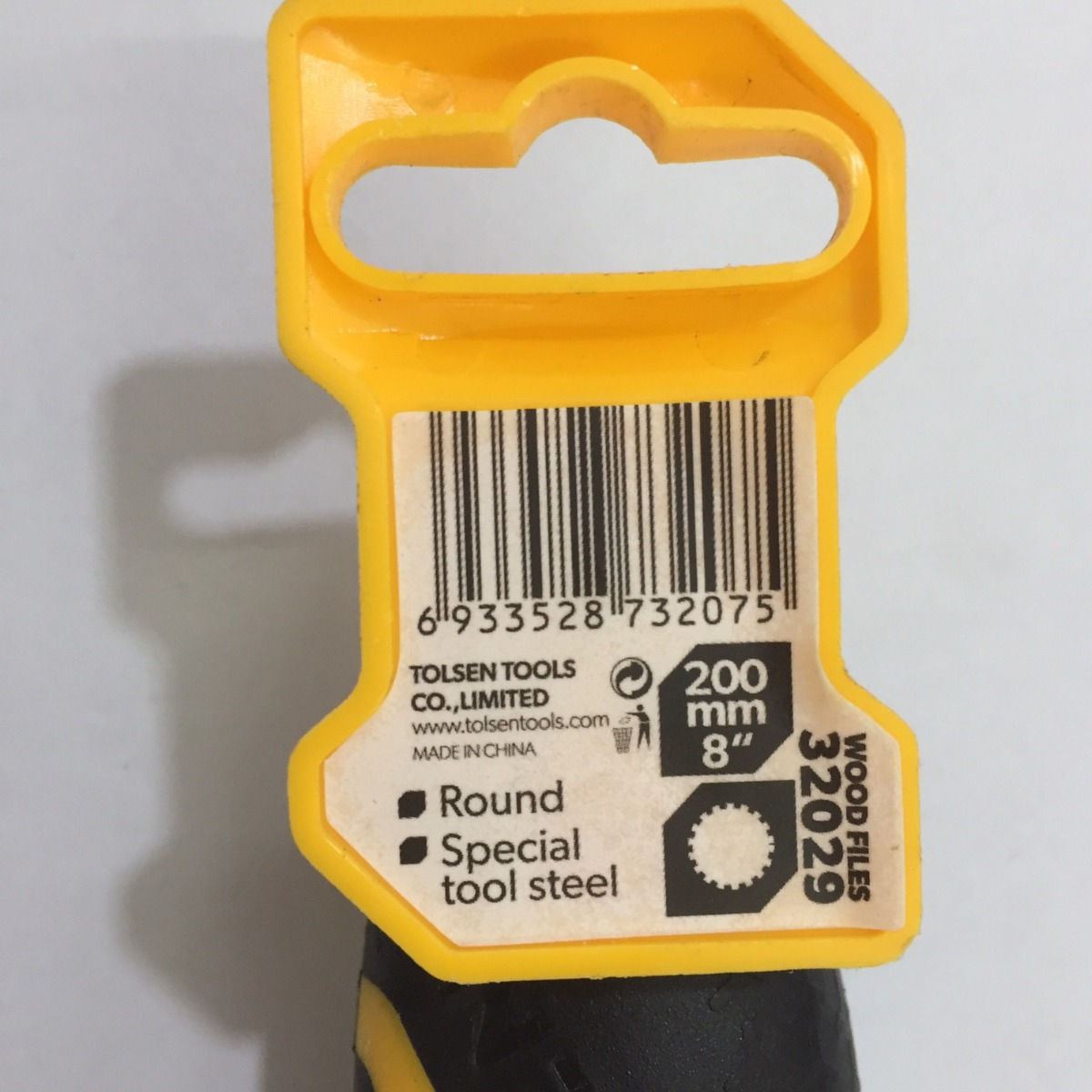 Lima Escofina Para Madera Tolsen Punta Redonda 8 Pulgadas Sc - Imagen 3