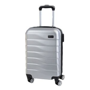 Valija Viaje Gris Plata Mediana 24 Abs Calidad Border