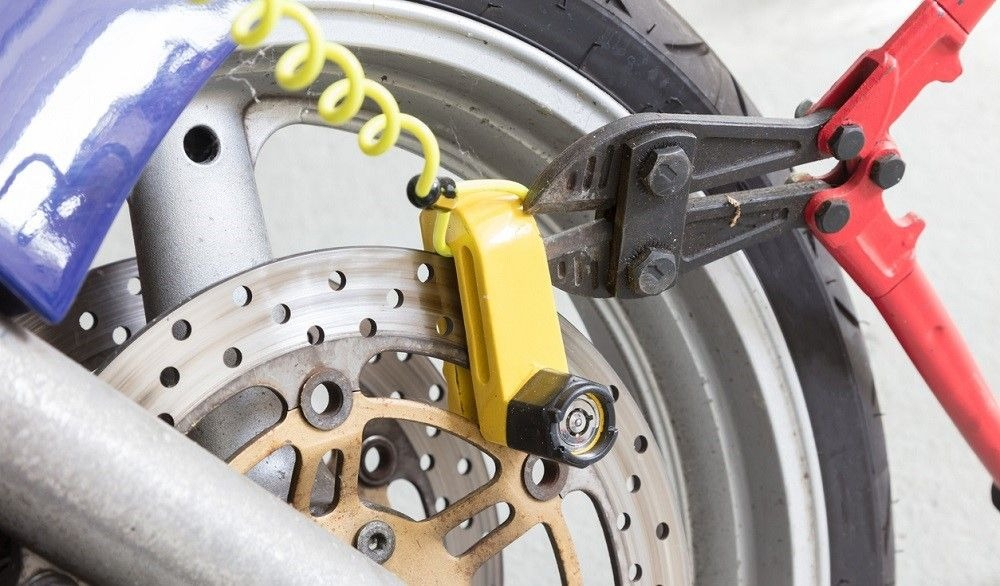 Tranca Candado Para Disco De Freno Con Bloqueo De Botón -sc- - Imagen 6