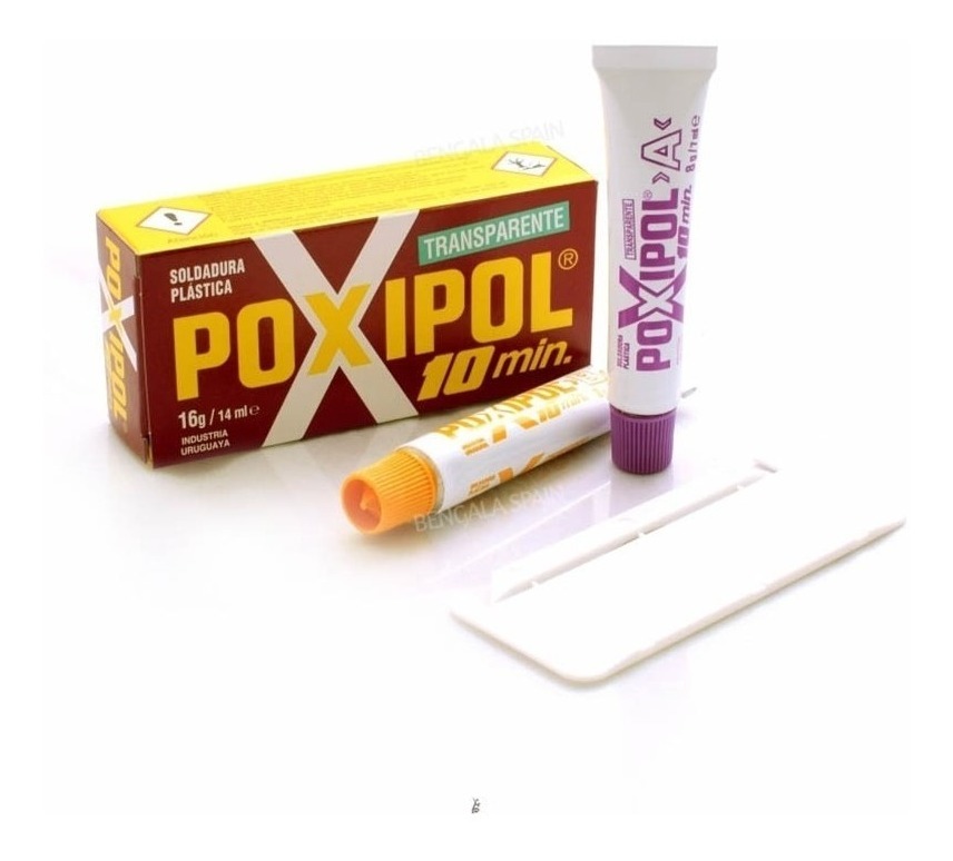 Adhesivo Epoxi Poxipol Transparente 70ml - Supercenter-