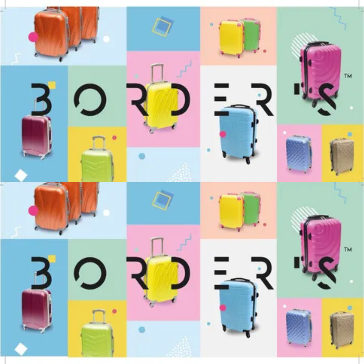 Valija Maleta Viaje Grande Calidad Border's C/correas Int. - Imagen 4