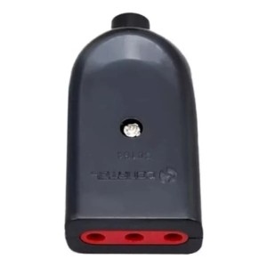 Ficha Hembra 3 En Línea 2 Polos + Tierra 10a Negro Vivion Sc