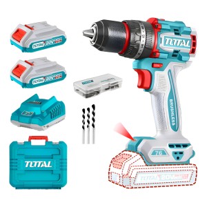 Taladro Percutor Total Tidli20668 20v Con Maleta