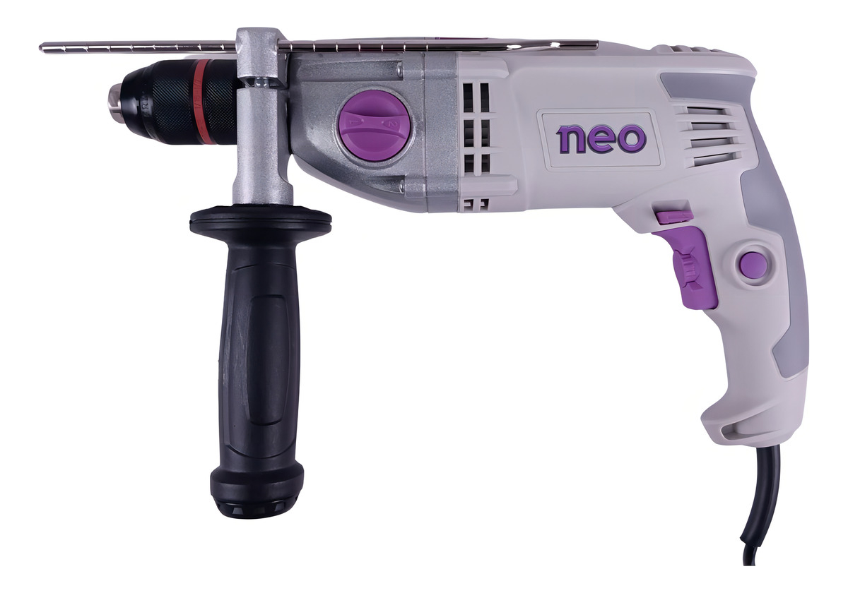 Taladro Percutor 1100 W 13 Mm Neo Tp1013/3/220 2v Color Gris Frecuencia 50hz - Imagen 4